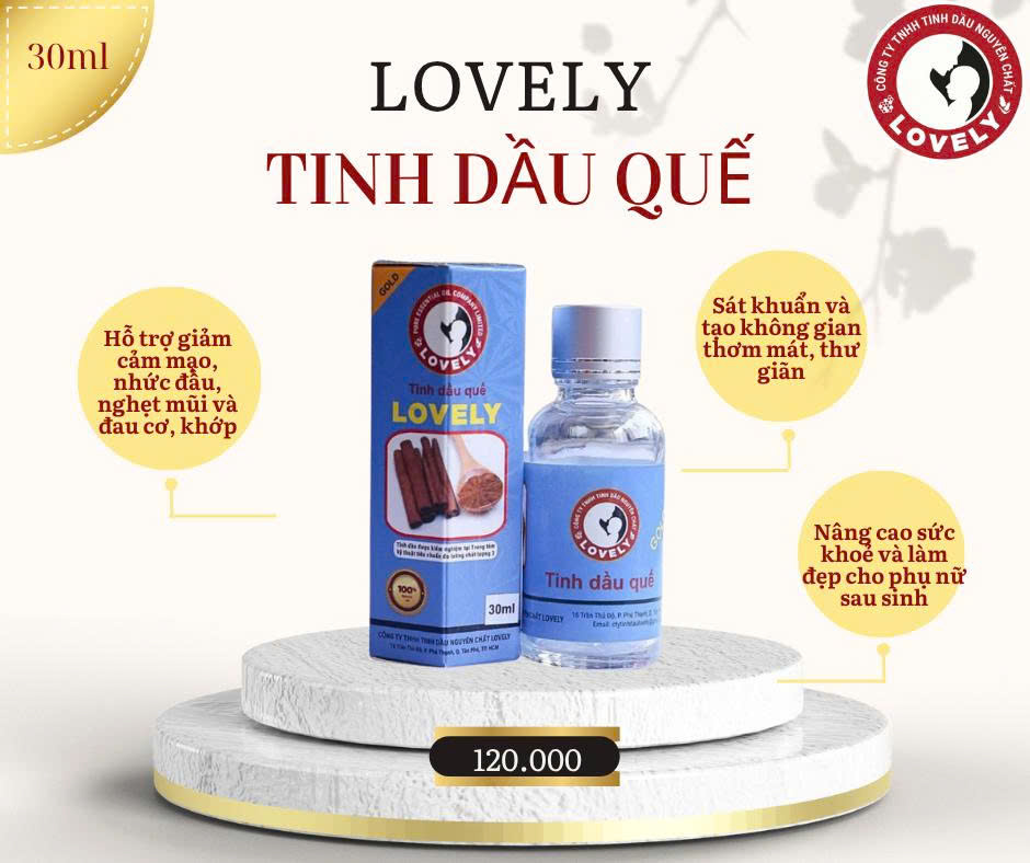 TINH DẦU QUẾ LOVELY (30ML)